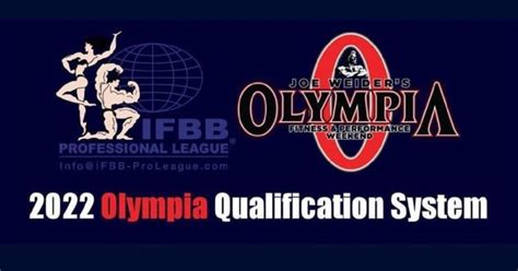 Here’s How the 2022 Mr. Olympia Qualification System .